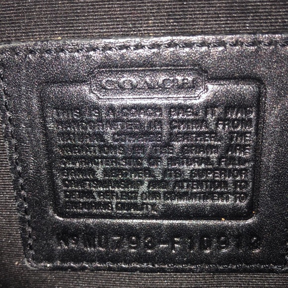 Genuine leather coach purse, authentic. In excellent condition - Picture 3 of 7